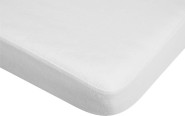 Playshoes Molton-Spannbettlaken in weiß 