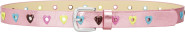 Playshoes PU-Gürtel Herzchen, pink 