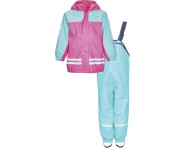 Playshoes Regen-Anzug mit Fleece-Futter, Farbe: türkis, Größe: 140 türkis | 140
