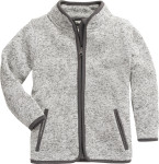 Playshoes Strickfleece-Jacke, grau, 98 