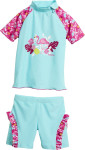 Playshoes UV-Schutz Bade-Set Flamingo, Größe: 110/116, Farbe: türkis 
