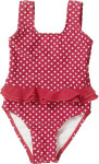 Playshoes UV-Schutz Badeanzug Punkte, Größe 110/116, in rot rot | 110/116