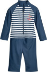 Playshoes UV-Schutz Einteiler Maritim 1/1 Arm, Größe: 98/104, Farbe: marine/weiß 