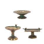 Rivanto® Aged Metal Vogeltränke, Gartendekoration aus Eisen, wahl aus 3 Motiven 