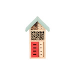 Rivanto® Basis Insektenhotel, Größe S, 9 x B 15 x H 25,5 cm, FSC-Holz, Nistkasten für Bienen, Käfer und andere Insekten Größe S