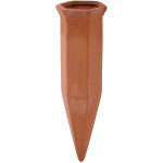 Rivanto® Bewässerungskegel, Tonkegel für Blumen Bewässerung, Pflanzen Wasserspender aus Ton für Wein & PET Flaschen, Bewässerungszapfen 