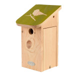 Rivanto® Blaumeisennistkasten mit Aufdruck, Vogelmotiv, L 15,7 x B 14,7 x H 27,8 cm 