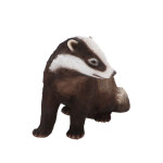 Rivanto® Dachs Dekofigur, 1 Stück, Gartendekoration, in verschiedenen Größen erhältlich 