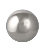 Rivanto® Garten Deko Rosenkugel Ø20 cm Edelstahl Kugel Größe L für Garten & Teich, hochglänzend, Hexenkugel für Balkon, Terrasse, Beet L