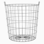 Rivanto® Erntekorb Ø 50 cm, Größe L 51 x 50,2 x 45,5 cm Eisen, Korb zur Apfel-& Pflaumen-Ernte L