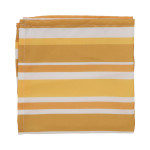 Rivanto® Gestreifte Serviette orange, leichte Reinigung, maschinenwaschbar, 35 x 35 x 0,5 cm 