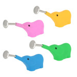 Rivanto® Gießbrause Motiv Elefant mit Edelstahlbrause, 1 Stück, ideal für Setzlinge und kleine Pflanzen 