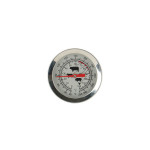 Rivanto® Grill-Fleischthermometer mit Gartemperatur-Skala, Edelstahlgehäuse, Länge 14 cm, Ø 5,5 cm 