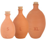 Rivanto® Olla - das natürliche Bewässerungssystem, Tongefäß für Blumentöpfe und Pflanztöpfe, verschiedene Größen wählbar 