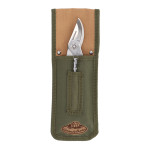 Rivanto® Pounch mit Schere und Schleifstab 9 x 25 cm Gartenwerkzeug mit Tasche Gärtner Gartenwerkzeug Set 