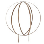 Rivanto® Rankhilfe Kugel 3D L, einfache Platzierung, stabil und wetterfest, L 58,7 x T 47 x H 71 