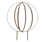 Rivanto® Rankhilfe Kugel 3D S, einfache Platzierung, stabil und wetterfest, L 38,3 x T 32 x H 49,3 