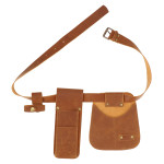 Rivanto® Rindsleder Gartengürtel mit Taschen 