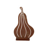 Rivanto® Rost Butternut- Kürbis, überall platzierbar, rostige Oberfläche, 17 x 8 x 27 cm 