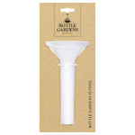 Rivanto® Trichter aus Kunststoff, Ø 10,4 x 19 cm, zum befüllen von Flaschen, weiß 