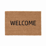 Rivanto® Türmatte Kokos 60 x 40 x 1,6 cm Kokosfaser/PVC, Braun, Fußabstreifer, Schuhablage 