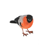 Rivanto® Vogelfigur Gimpel, authentische Tierfigur aus Kunststoff, ca. 8,5 cm, Gartendekoration Gimpel