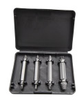 Steuber 4-tlg. Schraubenentferner-Set 51mm zum Entfernen von abgebrochenen Schrauben/Bolzen 