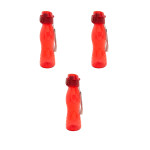 3 Stück Steuber Klick Top Freizeit Trinkflaschen, 700ml rot Anzahl: 3 Stück