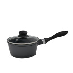 Steuber Aluguss Stielkasserolle Ø16 cm Antihaft alle Herdarten Stielkasserolle 16 cm