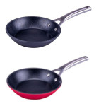 Steuber Mega-Pan Bratpfanne 24 cm, Farbe wählbar, für Induktion & Backofen 