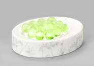 Zeller Seifenschale, Seifenablage, Badaccesoire, floral, Porzellan 