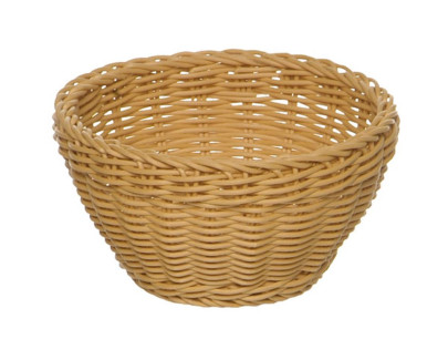 APS Korb, rund, Polypropylen, beige, Ø 20 cm, H: 8 cm 