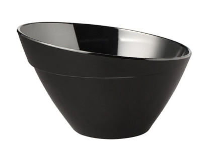 APS Schale -BALANCE-, Melamin, schwarz, 2,5 Liter, Ø 24,5 cm, H: 15 cm 