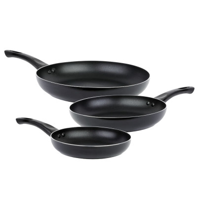 Axentia Antihaft-Bratpfanne Cucina BASIC ILAG®-Antihaftbeschichtung, ergonomischer Kunststoff-Griff, schwarz 