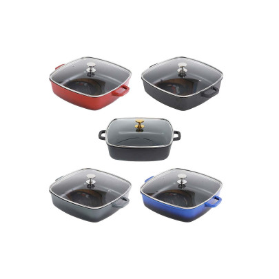 Contacto AluChef® Schmorpfanne 28 x 28 cm Farbe wählbar 