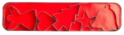 Contacto Ausstechform "Weihnachten" 5 Stück 5-8cm groß 