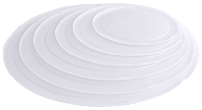 Contacto Deckel passend zur Rührschüssel 1340 aus transparent-weißem Polypropylen, Durchmesser 16 cm 