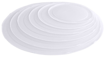 Contacto Deckel weiß passend zur Rührschüssel 1340 aus transparent-weißem Polypropylen, Durchmesser 20 cm 