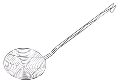 Contacto Edelstahl Frittierschaufel rund 28 cm 