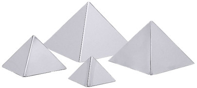 Contacto Edelstahl Pyramide 4,5 x 4,5 cm 