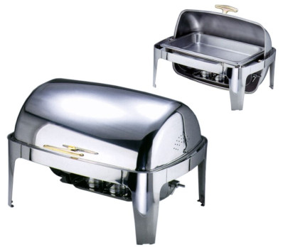 Contacto Edelstahl Roll-Top Chafing Dish mit elektrischer Heizplatte CNT07098001 