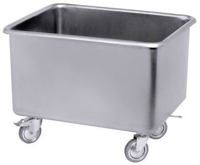 Contacto Edelstahl Vielzweckbecken 325 l rechteckig, ohne Untergestell 1,25 mm Materialstärke 