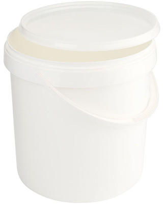 Contacto Eimer Kunststoff, 11000 ml, Ø 25 x H27 cm, leichte Qualität, weiß 