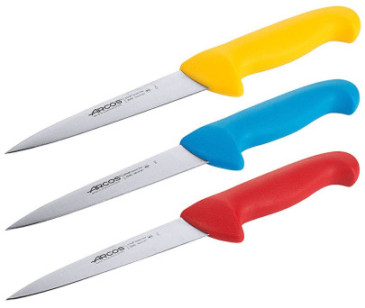 Contacto Filetiermesser 15 cm NITRUM Edelstahlklinge, Polypropylen HACCP-Griff, 29,5 cm Gesamtlänge, flexibel, ergonomisch, professionell 