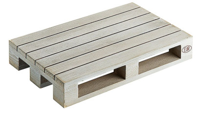 Contacto Holzpalette 20 x 13 cm, grau 