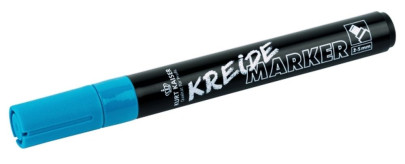 Contacto Kreidemarker, blau, 2-5 mm Schriftbreite, mit Wasser leicht zu entfernen 