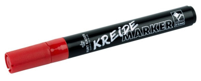 Contacto Kreidemarker, rot, 2-5 mm Schriftbreite, mit Wasser leicht zu entfernen 