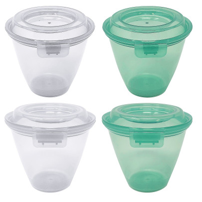 Contacto Mehrweg-Suppenbehälter mit Klapp-Deckel, Farbe & Größe wählbar, Essensbox, Menübox, Suppenschüssel 