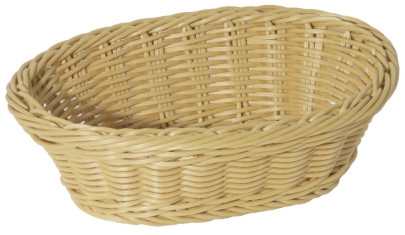 Contacto Polyrattan-Korb, oval 23,5 cm 