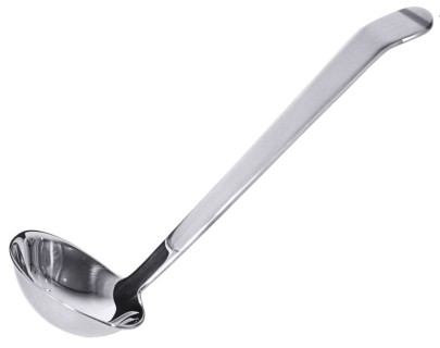 Contacto Saucenlöffel BUFFET ONE aus Edelstahl 18/10, polierter angewinkelter Stiel, Volumen 0,03 Liter, Durchmesser 6 cm Gesamtlänge 20,5 cm 